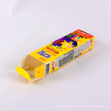 Boîte colorée d&#39;emballage coloré de boîtes de papier d&#39;emballage de sucrerie pour des enfants